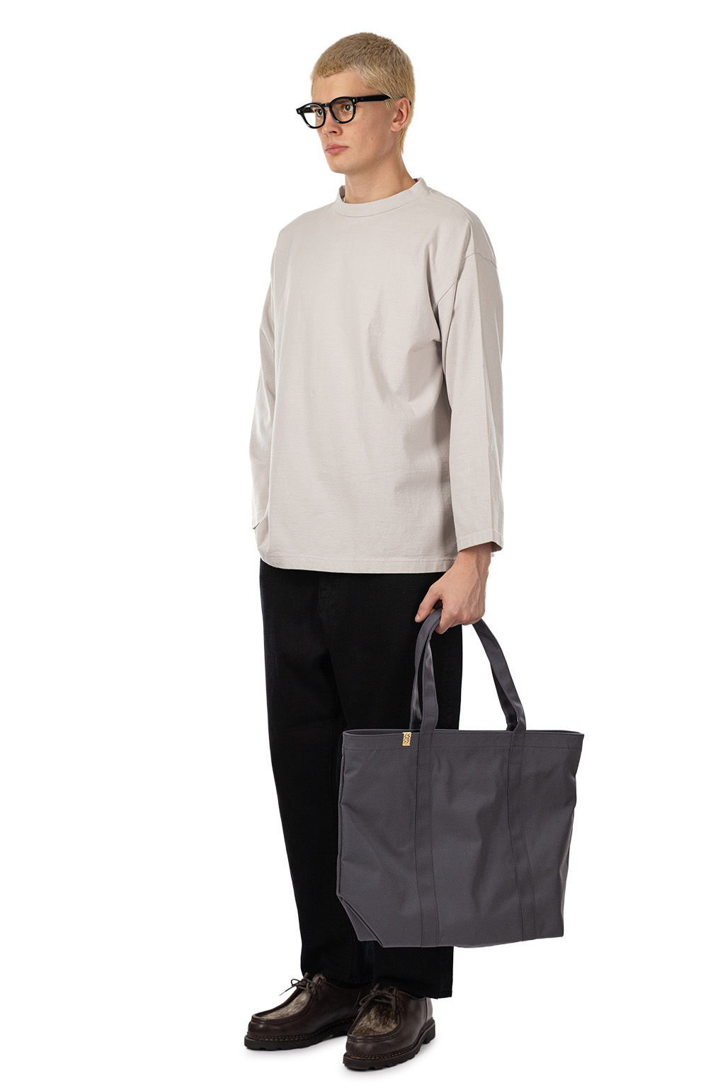 Tigre Brocante - Men Yakko Long Sleeve T-Shirt - Oyster